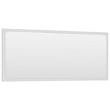 Bathroom Furniture Set White Engineered Wood - Close-Up Angle