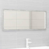 Bathroom Furniture Set Concrete Grey Engineered Wood - Rear View