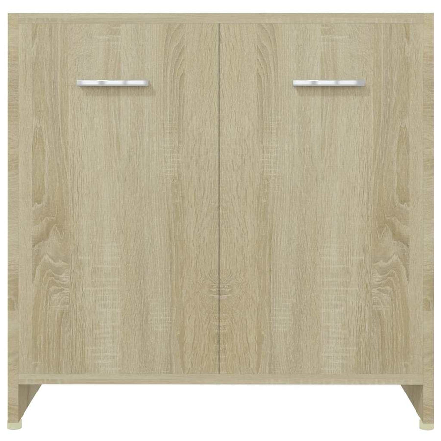 4 Piece Bathroom Furniture Set Sonoma Oak