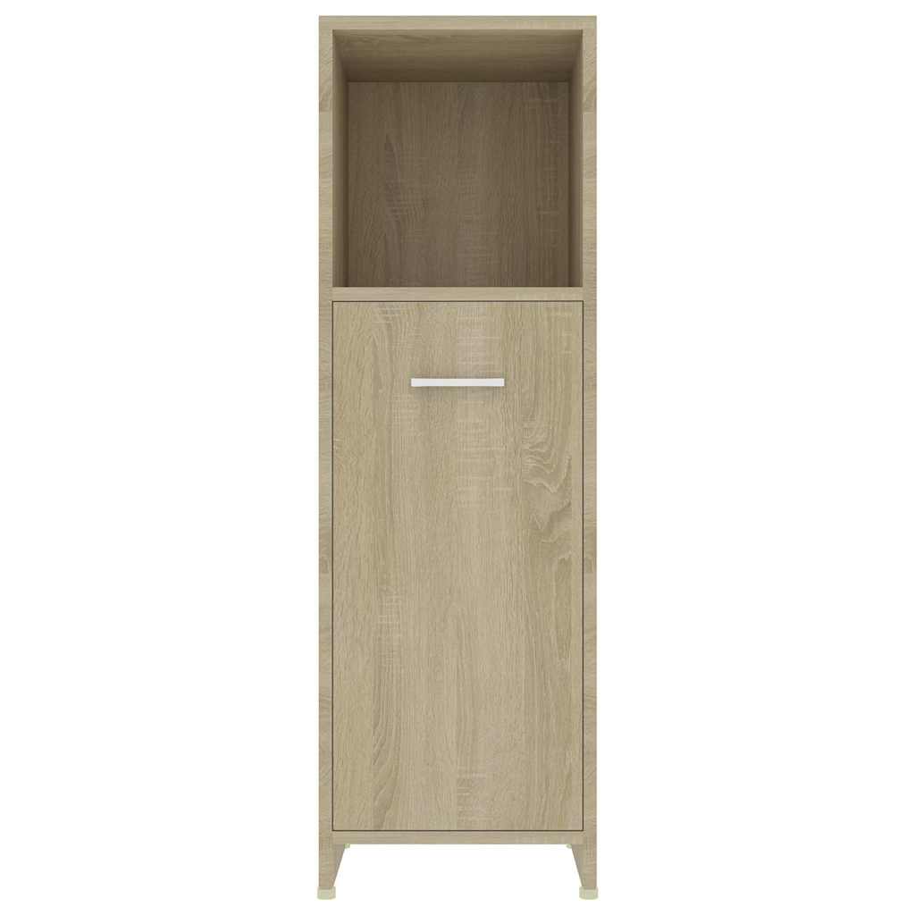 4 Piece Bathroom Furniture Set Sonoma Oak