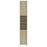 4 Piece Bathroom Furniture Set Sonoma Oak