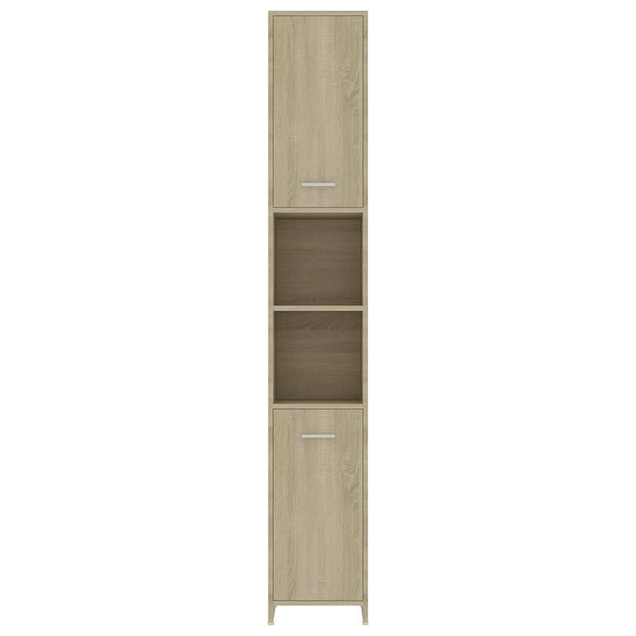 4 Piece Bathroom Furniture Set Sonoma Oak