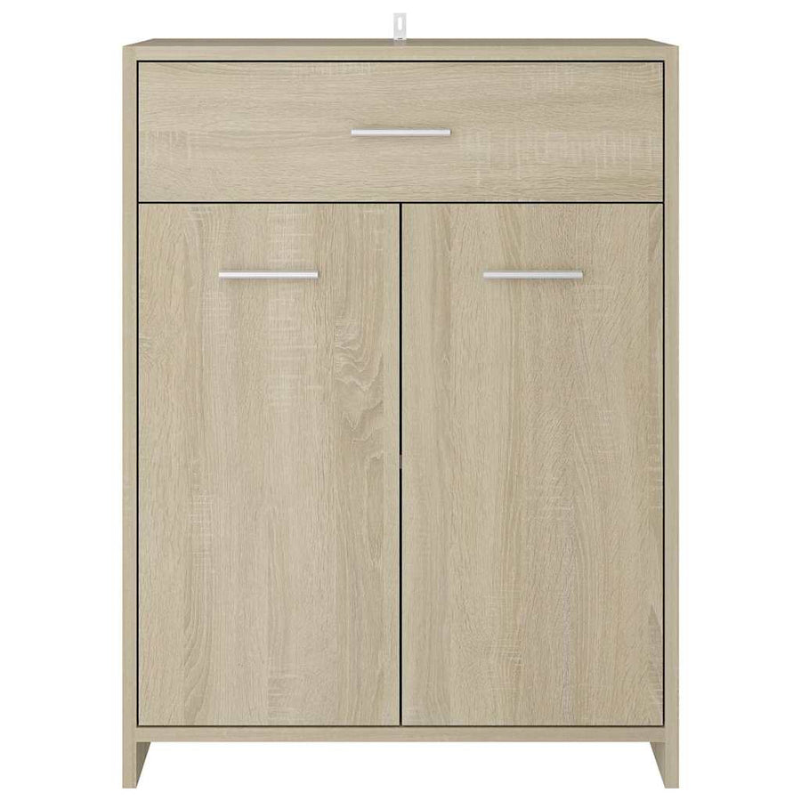 4 Piece Bathroom Furniture Set Sonoma Oak