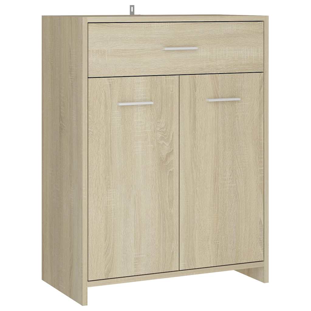 4 Piece Bathroom Furniture Set Sonoma Oak