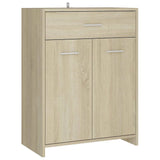 4 Piece Bathroom Furniture Set Sonoma Oak