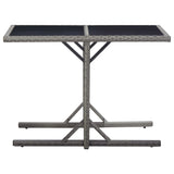 3 Piece Garden Dining Set Grey - Extra Image