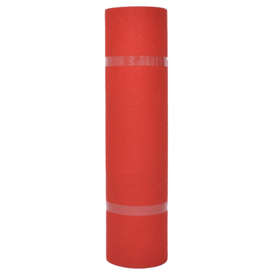 Carpet Plain Red 1,2 x 12 m Polyester