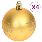 70 Piece Christmas Bauble Set Gold and Red - 45-Degree Angle