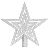 70 Piece Christmas Bauble Set Silver and White - Low Angle