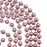 108 Piece Christmas Bauble Set White and Pink - 45-Degree Angle