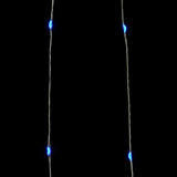 LED String with 150 LEDs Blue 15 m - Rear View