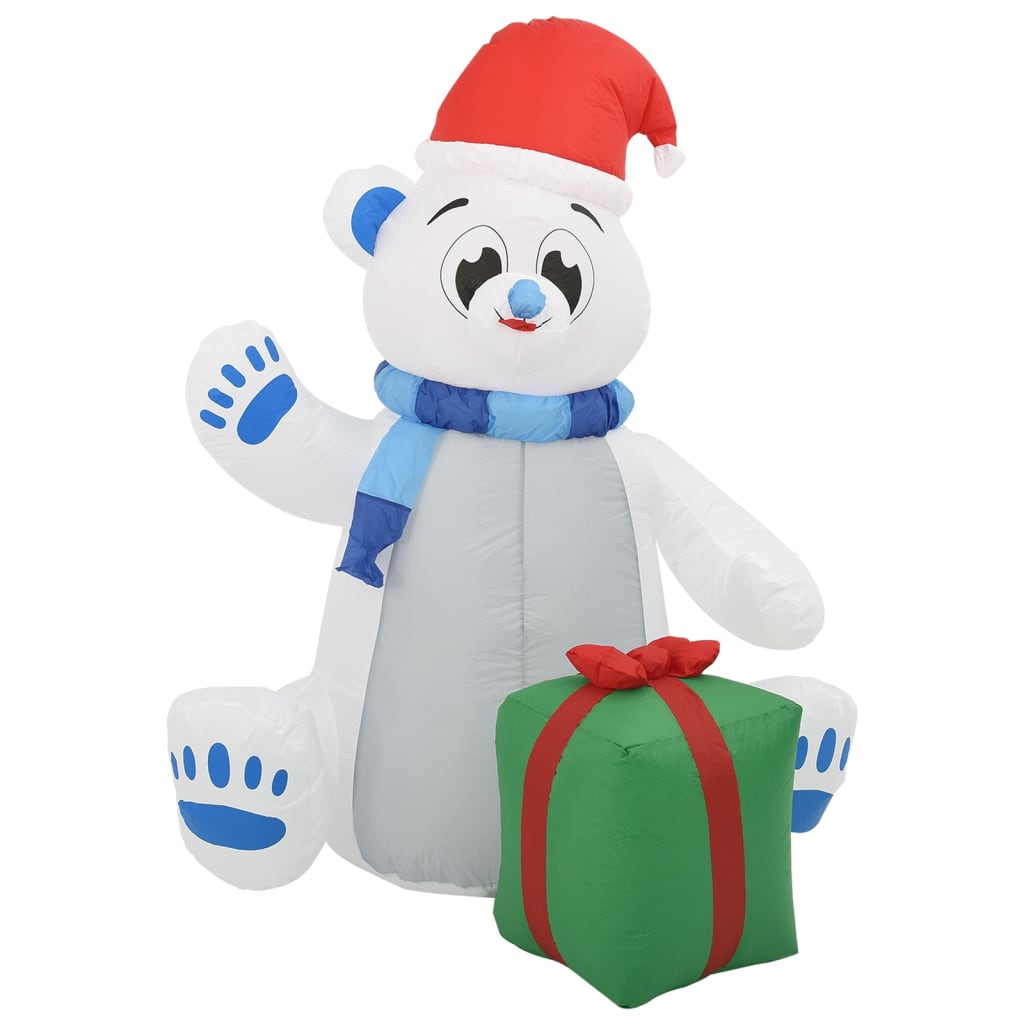 Christmas Inflatable Polar Bear LED Indoor and Outdoor 2.4 m