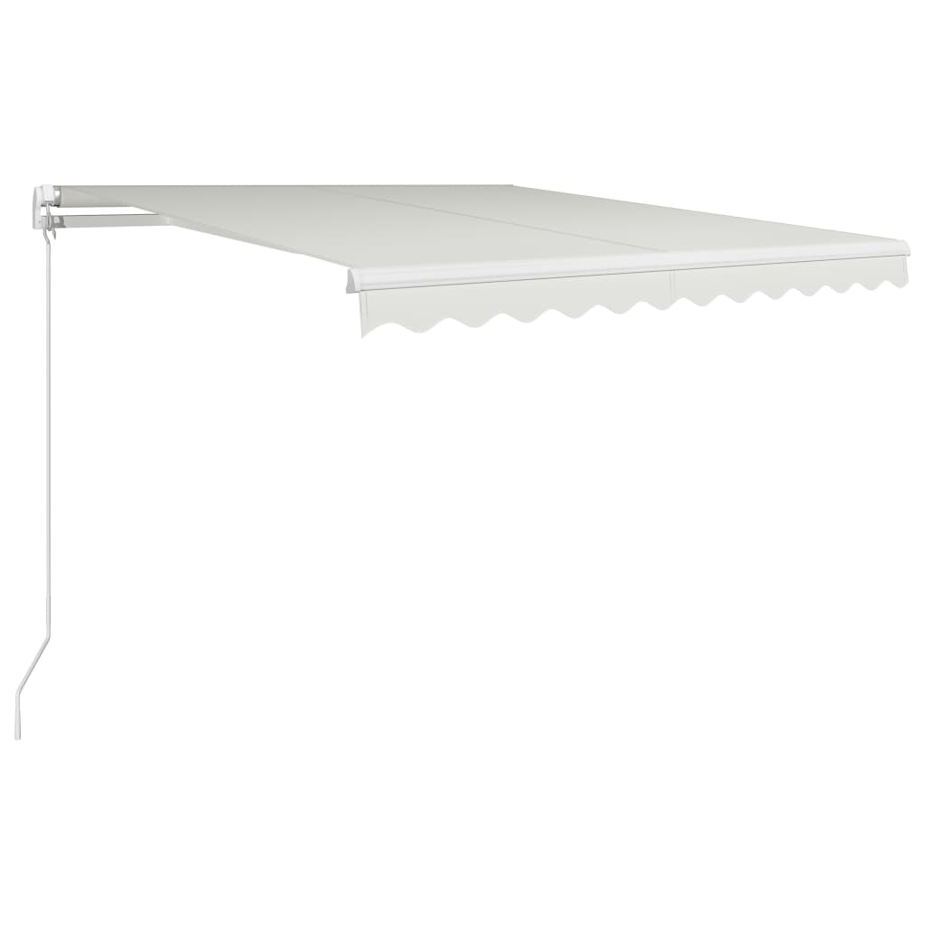 Manual Retractable Awning 300x250 cm Cream