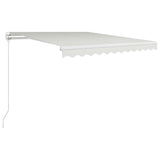 Manual Retractable Awning 300x250 cm Cream