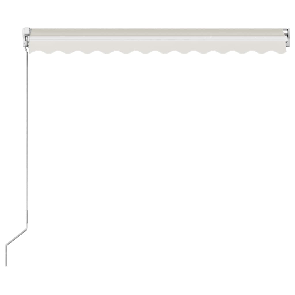 Manual Retractable Awning 300x250 cm Cream