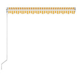 Manual Retractable Awning 300x250 cm Yellow and White