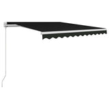 Manual Retractable Awning 350x250 cm Anthracite - Front View