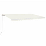 Manual Retractable Awning 500x300 cm Cream (313193+313169)