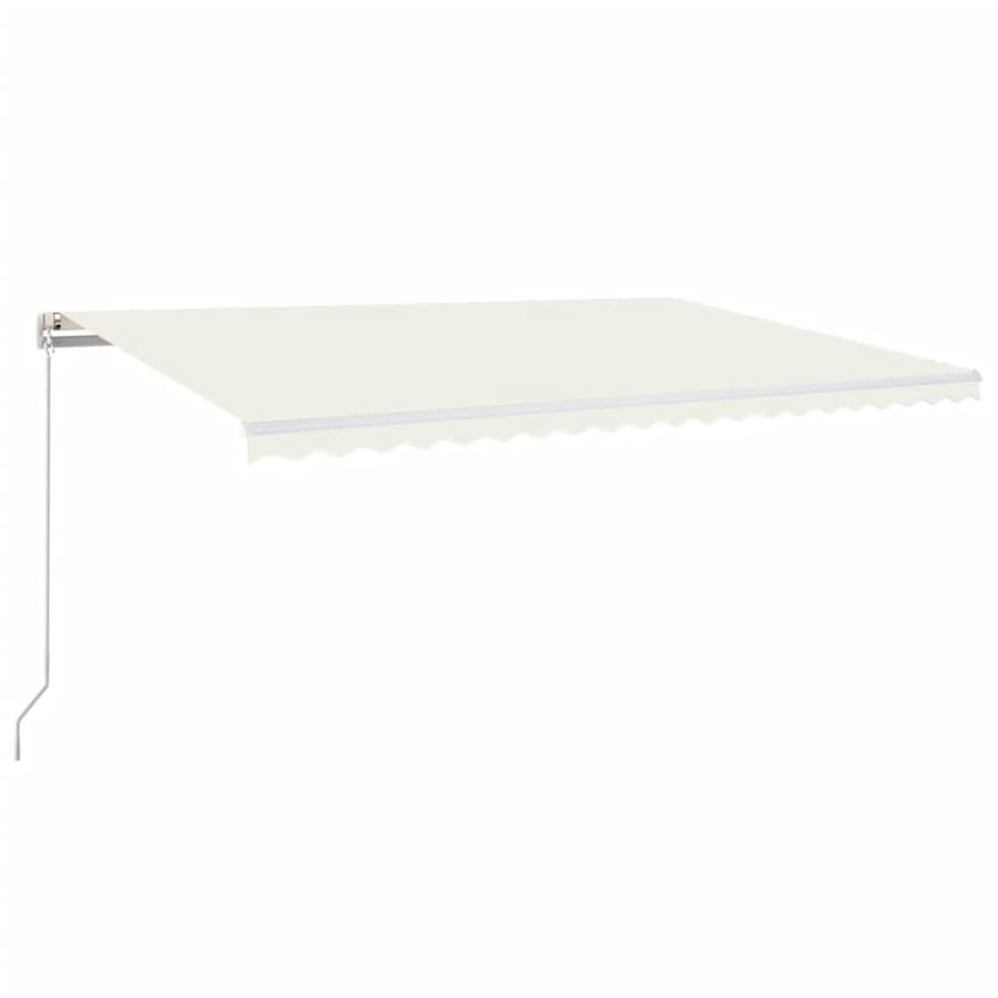 Manual Retractable Awning 500x300 cm Cream (313193+313169)