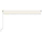 Manual Retractable Awning 500x300 cm Cream (313193+313169)