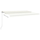 Manual Retractable Awning 500x300 cm Cream (313193+313169)
