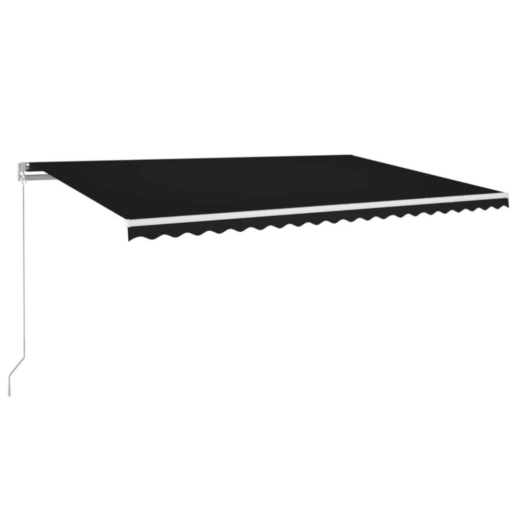 Manual Retractable Awning 500x300 cm Anthracite