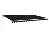 Manual Retractable Awning 500x300 cm Anthracite