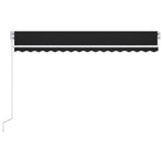 Manual Retractable Awning 400x350 cm Anthracite
