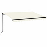 Manual Retractable Awning 350x250 cm Cream