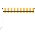 Manual Awning 3.5 x 2.5 m Yellow and White Stripe