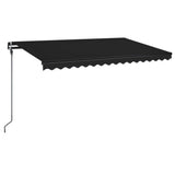 Manual Retractable Awning 400x300 cm Anthracite
