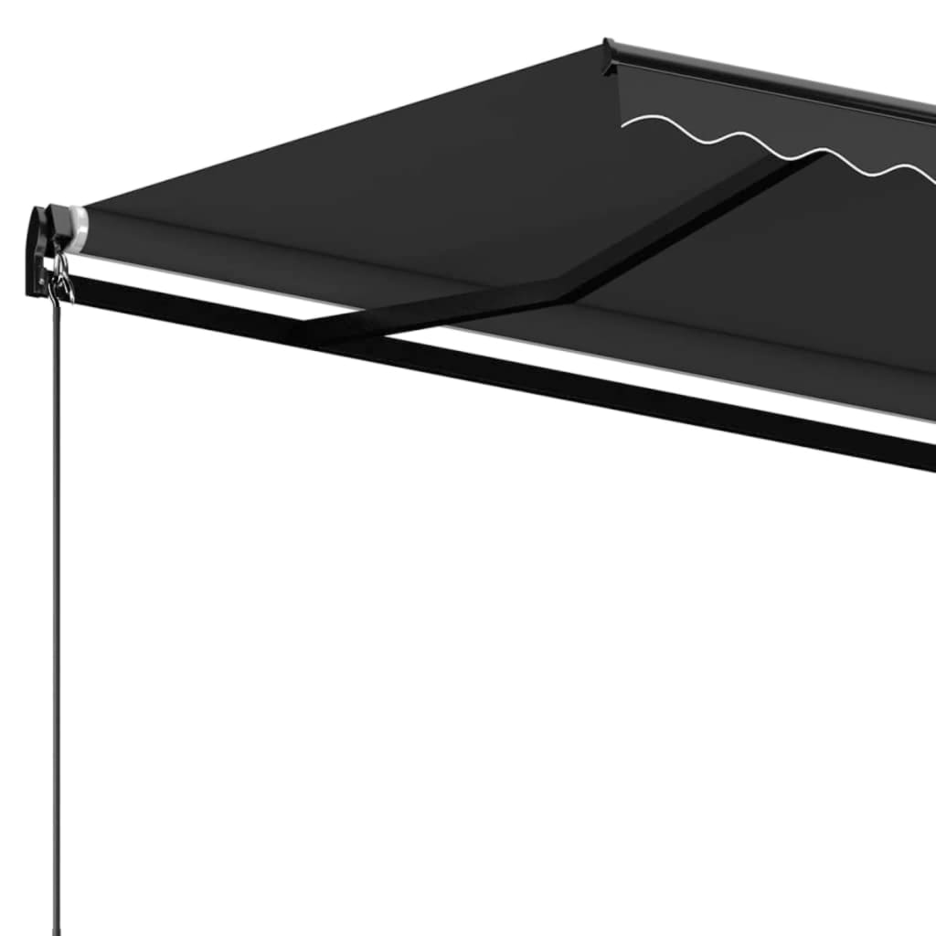 Manual Retractable Awning 400x300 cm Anthracite