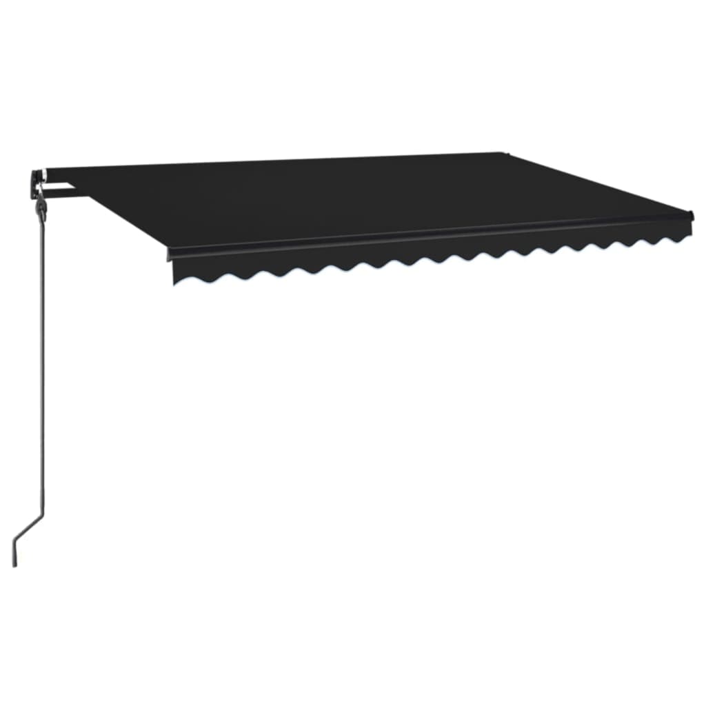 Manual Retractable Awning 450x300 cm Anthracite