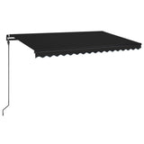 Manual Retractable Awning 450x300 cm Anthracite