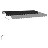 Manual Retractable Awning 450x300 cm Anthracite