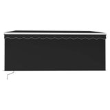 Manual Retractable Awning with Blind 3x2.5m Anthracite
