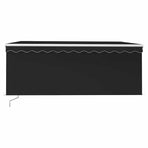 Manual Awning 3.5 x 2.5 m Anthracite 100% Polyester
