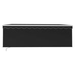 Manual Retractable Awning with Blind 4x3m Anthracite