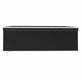 Manual Retractable Awning with Blind 4.5x3m Anthracite