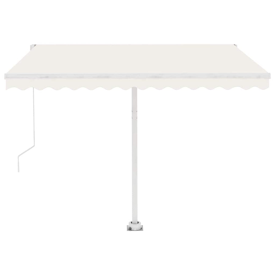 Manual Awning 3 x 2.5 m Cream 100% Polyester