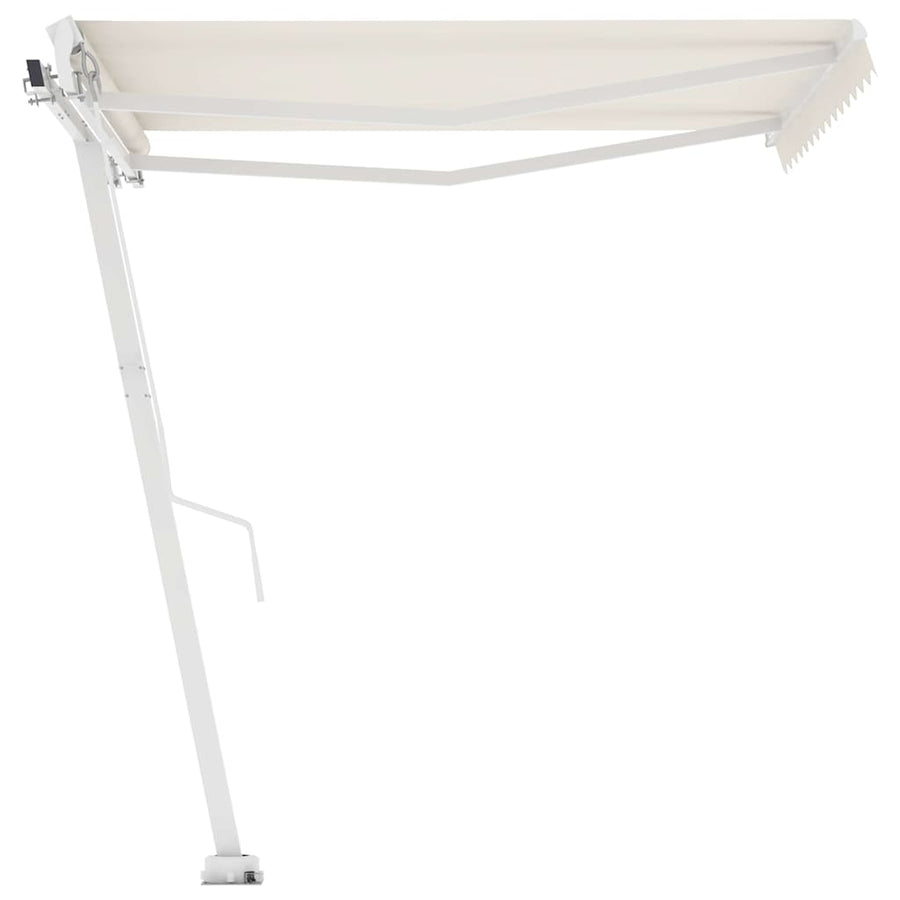Manual Awning 3 x 2.5 m Cream 100% Polyester