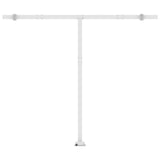 Freestanding Manual Retractable Awning 300x250 cm Cream - Top-Down View
