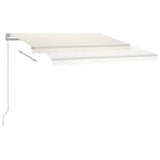 Freestanding Manual Retractable Awning 350x250 cm Cream