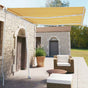 Manual Awning 3.5 x 2.5 m Yellow and White Stripe