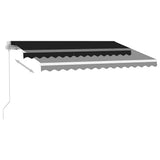 Freestanding Manual Retractable Awning 350x250 cm Anthracite - Extra Image