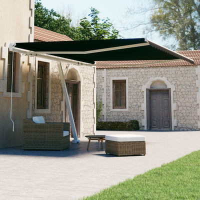 Manual Awning 4 x 3 m Anthracite 100% Polyester