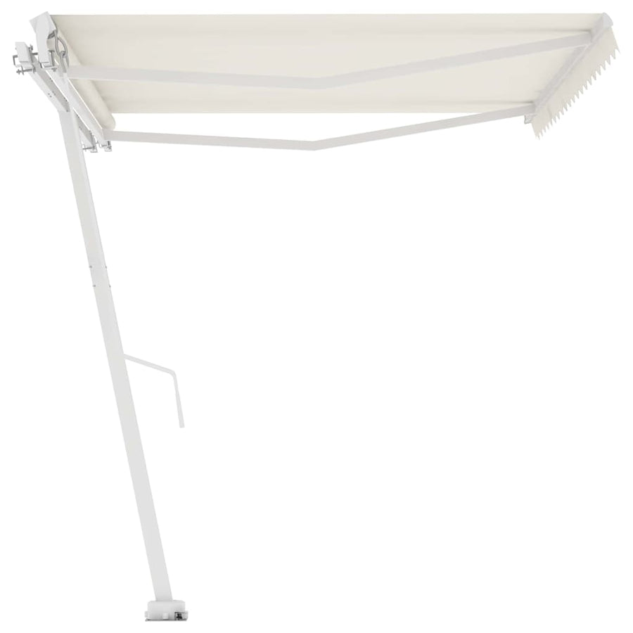Manual Awning 4.5 x 3 m Cream 100% Polyester