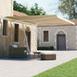 Manual Awning 4.5 x 3 m Cream 100% Polyester