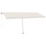 Manual Awning 5 x 3 m Cream 100% Polyester