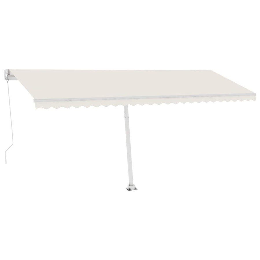 Manual Awning 5 x 3 m Cream 100% Polyester